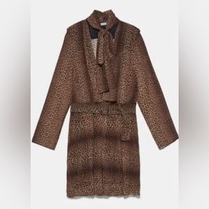 NEW ZARA DRESS ANIMAL PRINT